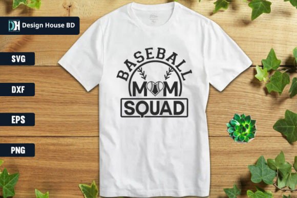 Baseball Mom Squad Svg, Eps, Png, Dxf Graphics and Crafts Review
