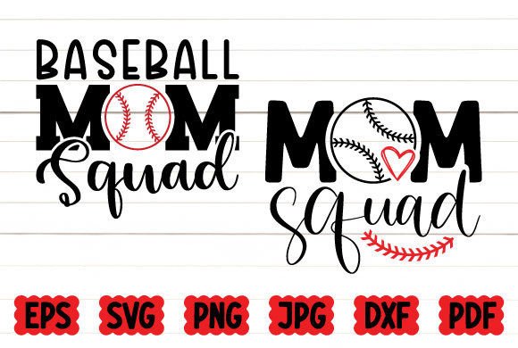 Baseball Mom Squad SVG Graphics and Crafts Review