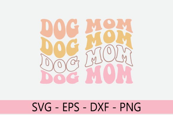 Dog Mom Retro Svg Design for Graphics and Crafts