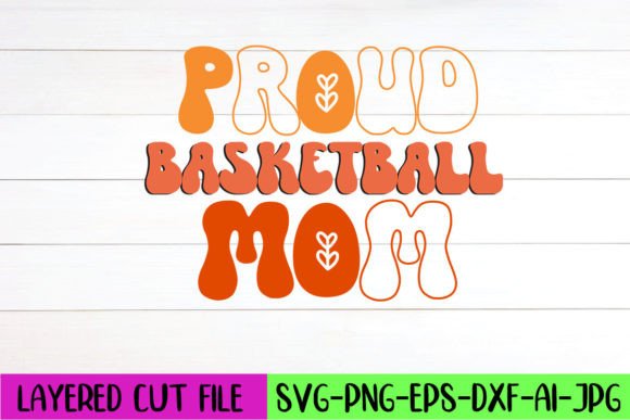 Proud Basketball Mom Retro SVG Design Review