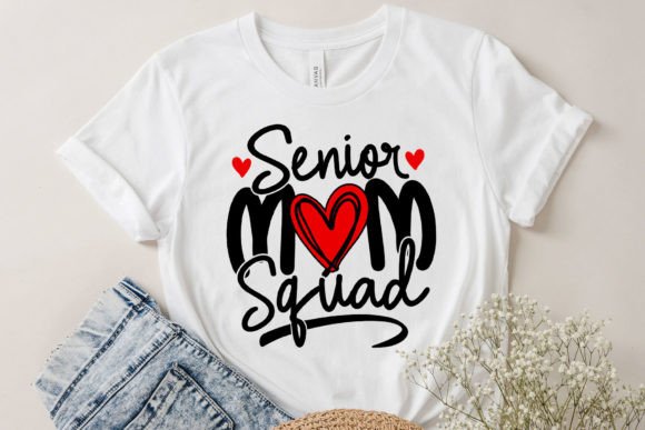 Senior Mom Squad Svg. Graduation Crafts Graphics Review